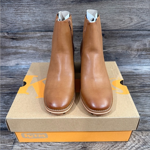 KORKS Chandler Heeled Bootie LIGHT TAN NEW SZ 6.5 - Picture 5 of 11